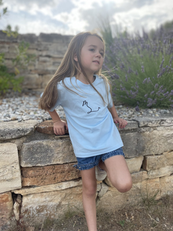 Tee Shirt Enfant bleu ciel