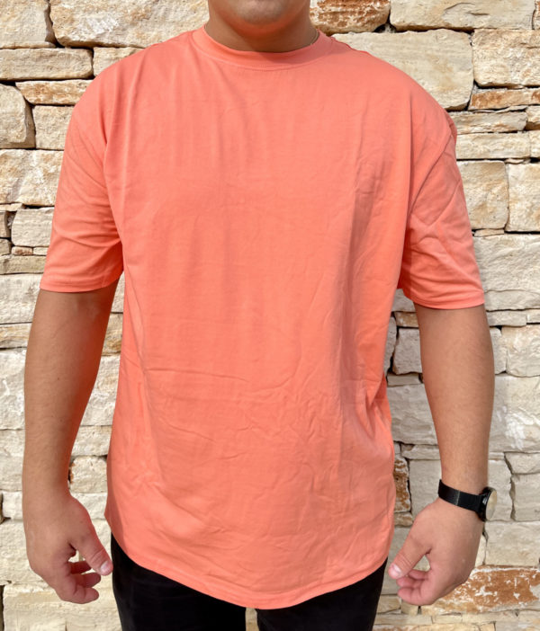 Tee shirt Oversize Mixte Orange – Image 2